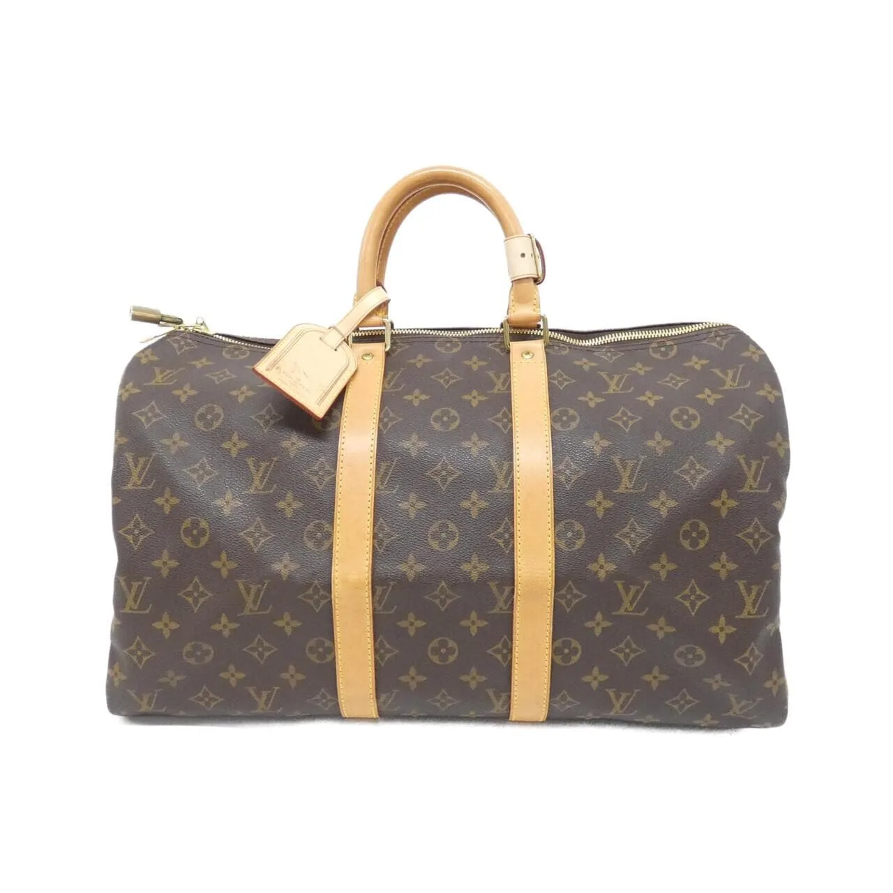 LOUIS VUITTON Keepall M41428 Boston Monogram Black