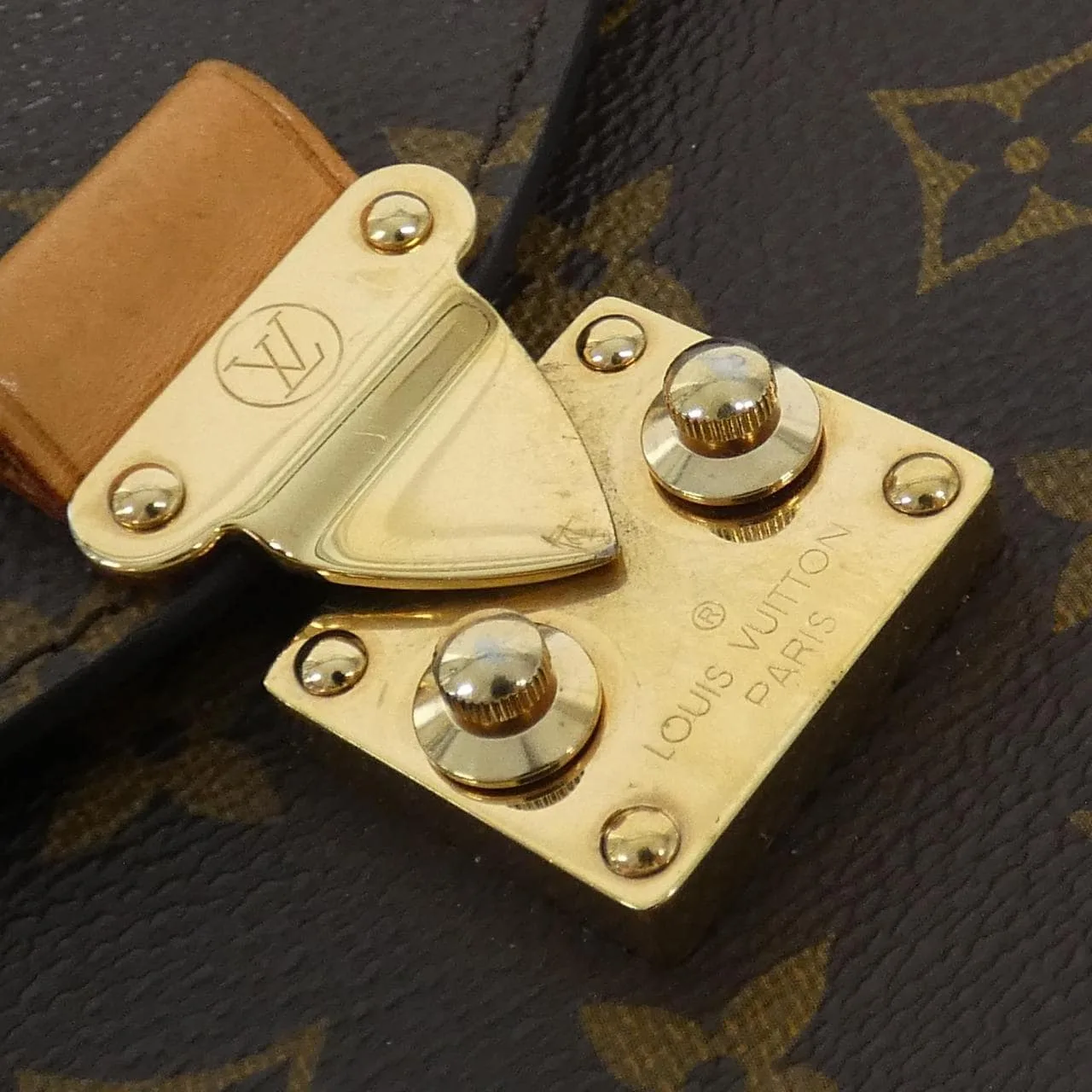LOUIS VUITTON Pochette M44875 Handbag Monogram Black Monogram Rank A - Thumbnail 6