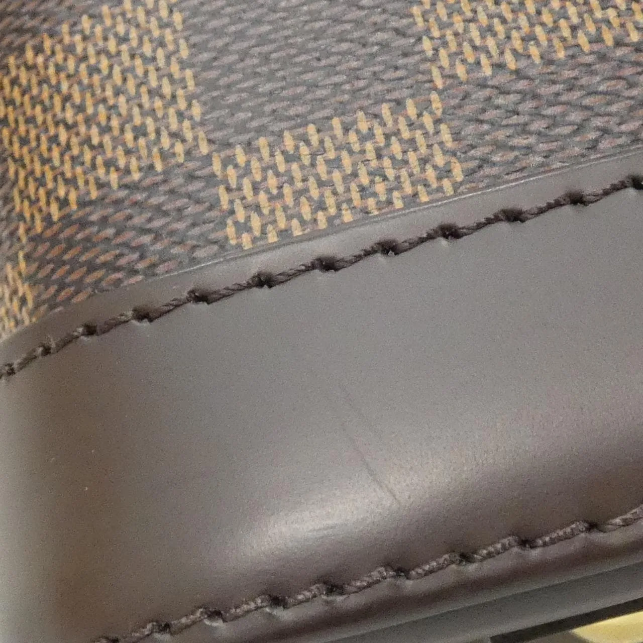 LOUIS VUITTON Alma N41221 Handbag Damier Black Damier Rank A - Thumbnail 6