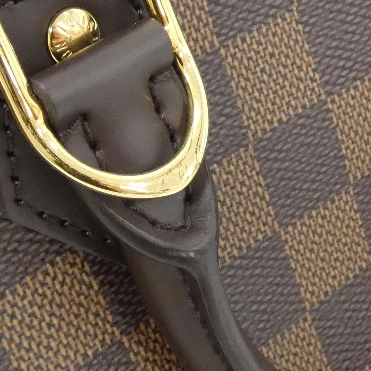 LOUIS VUITTON Alma N41221 Handbag Damier Black Damier Rank A - Thumbnail 7