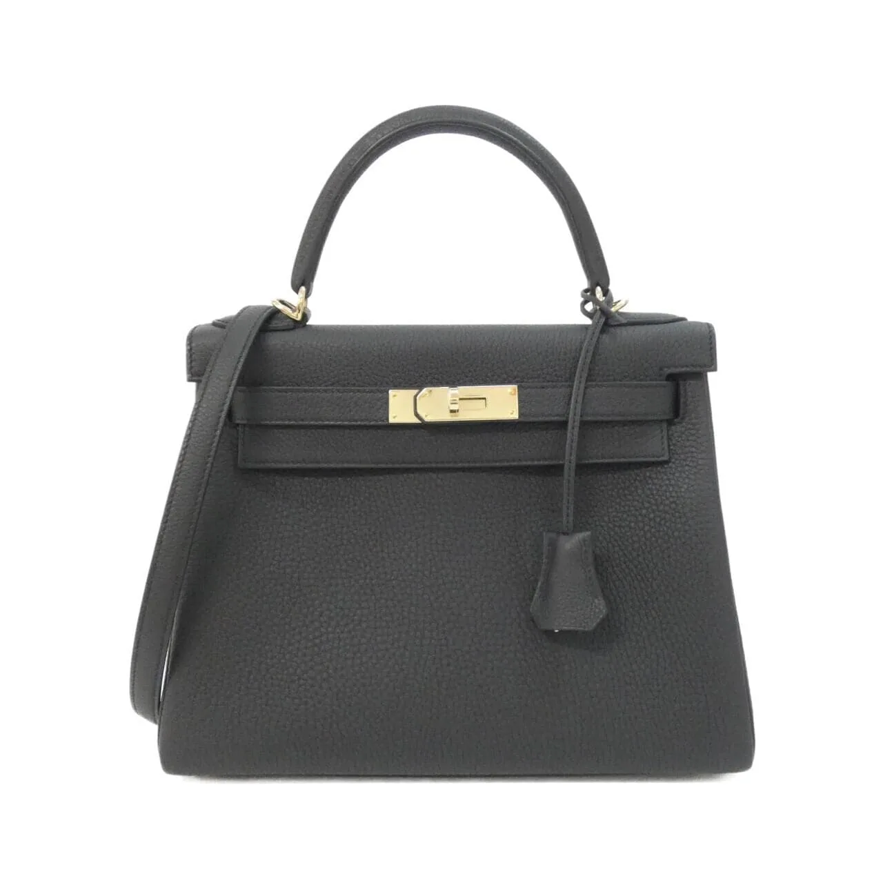 HERMES Kelly 084393CP 手提包 Togo Black