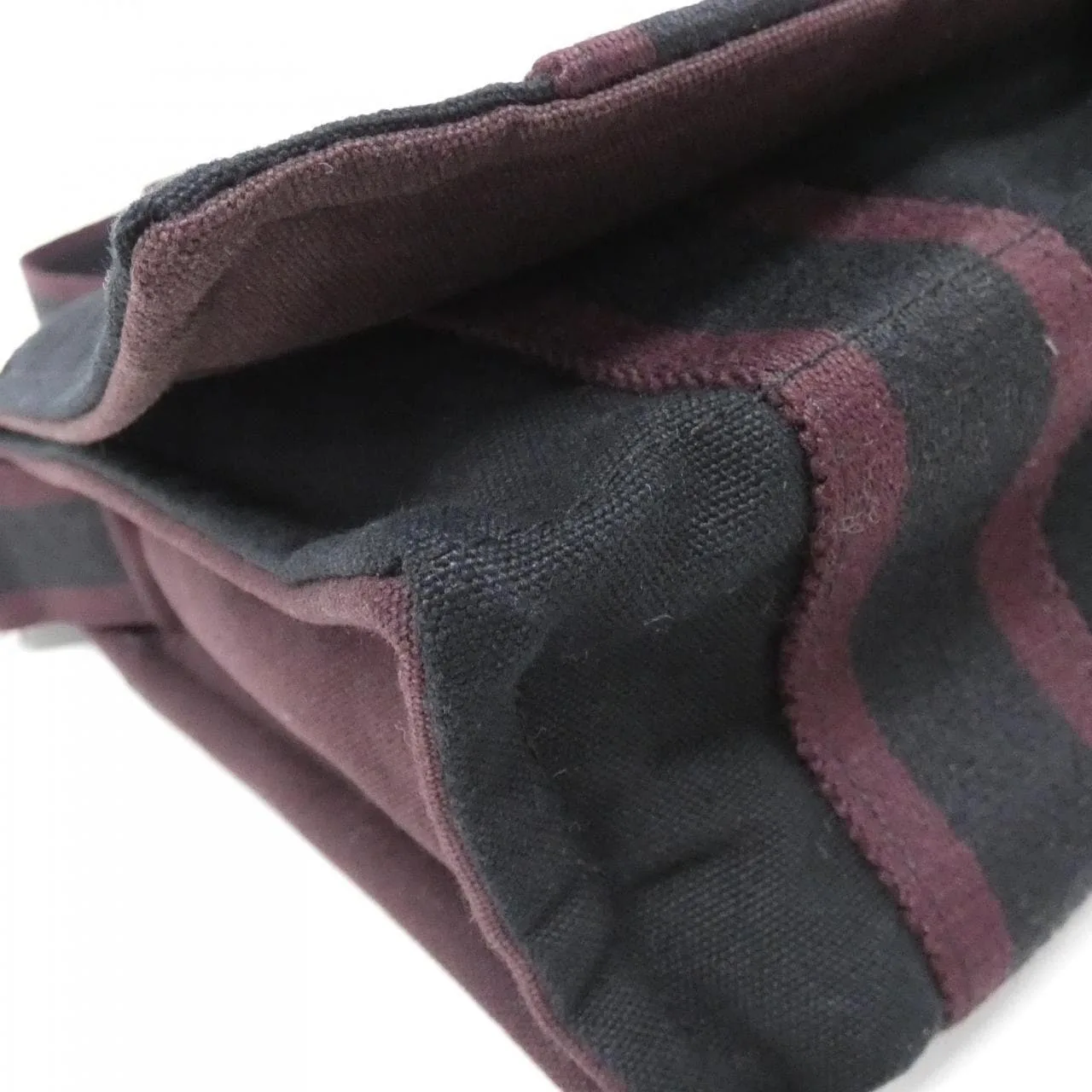 HERMES 101199M Shoulder Canvas Black Canvas Rank A - Thumbnail 3