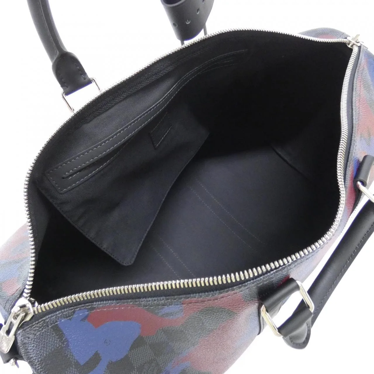 LOUIS VUITTON Keepall N41513 Boston Damier Black Damier Rank A - Thumbnail 9