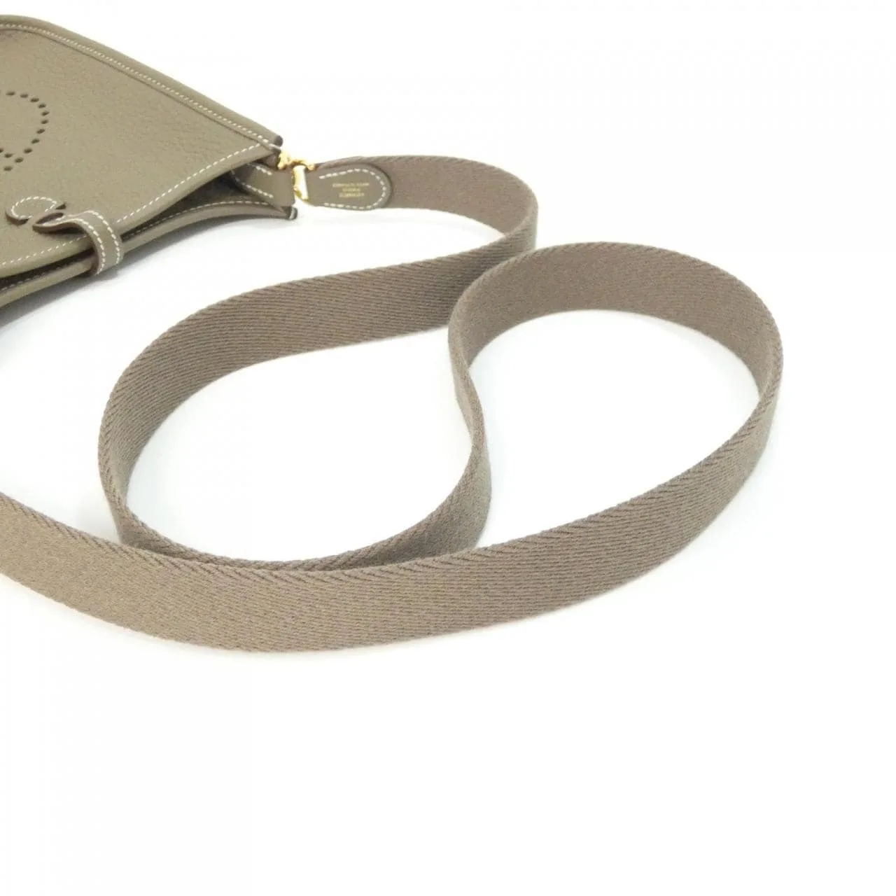 HERMES Evelyne 069426CC Shoulder Clemence Etoupe Clemence 皮 未使用品 - 縮圖 4
