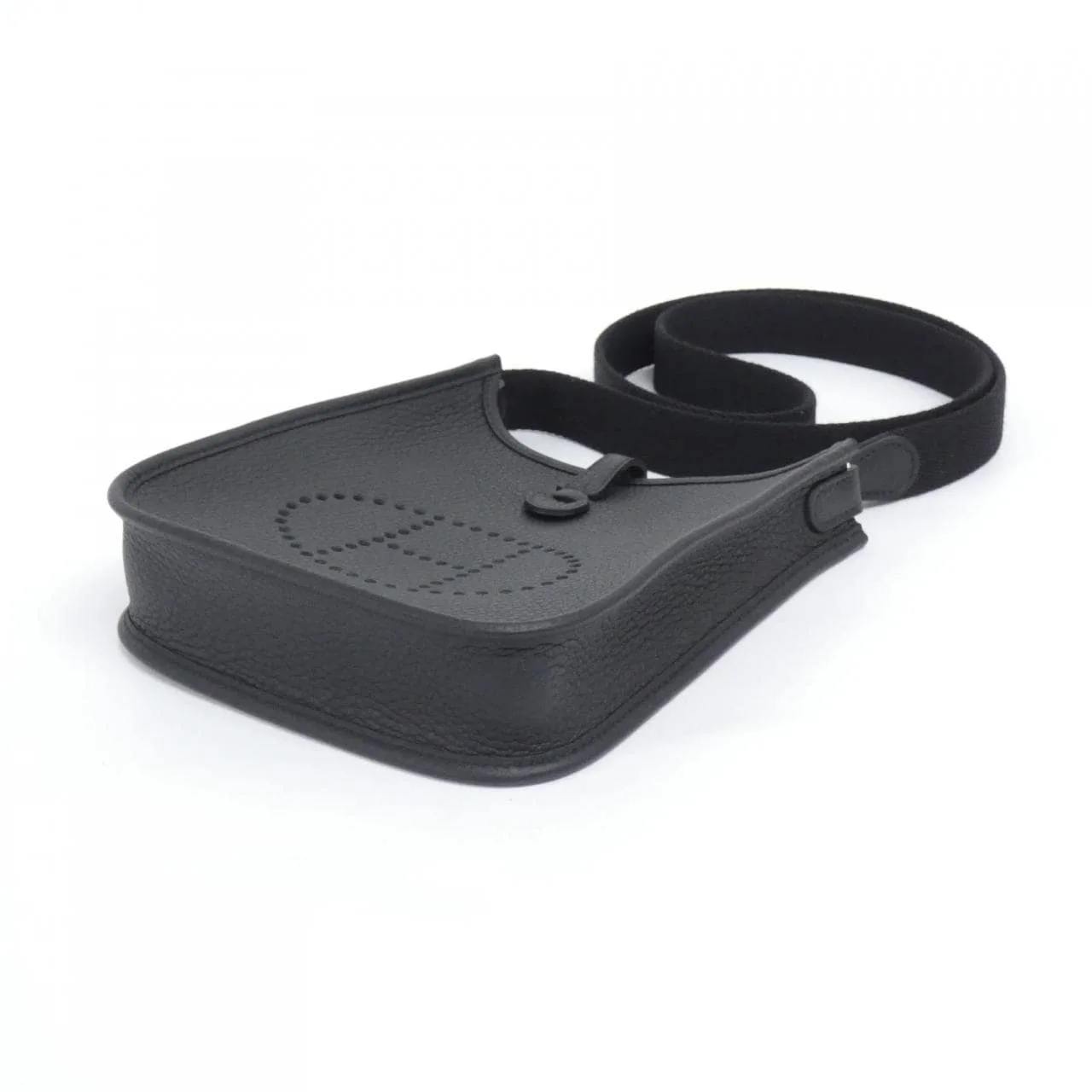 HERMES Evelyne 069426CK Shoulder Clemence Black Clemence Leather Unused - Thumbnail 3