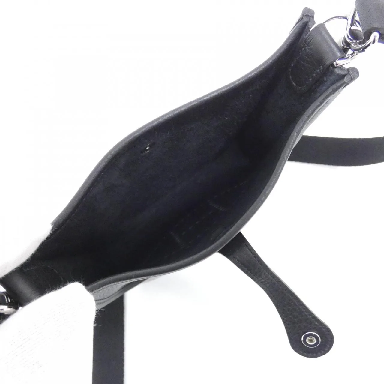 HERMES Evelyne 069426CK Shoulder Clemence Black Clemence Leather Unused - Thumbnail 5