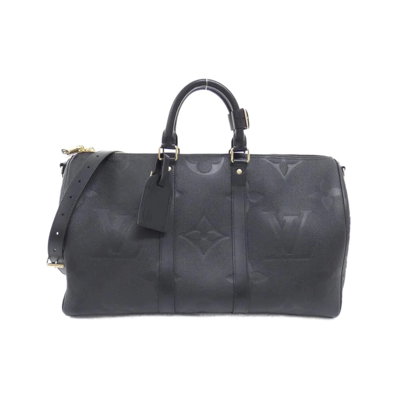 LOUIS VUITTON Keepall M45532 波士頓包 Monogram Black