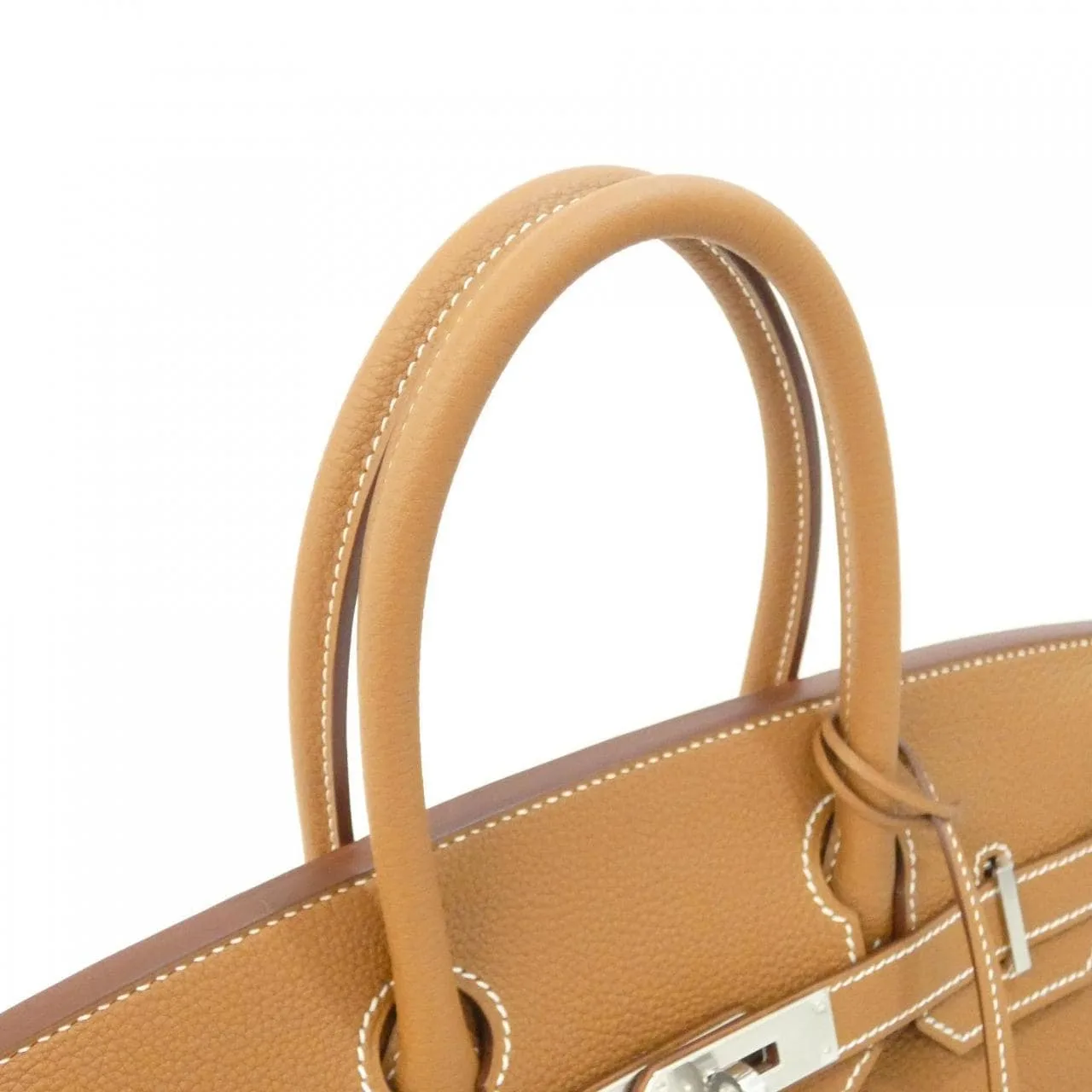 HERMES Birkin 030520CK Handbag Togo Gold Togo Leather Unused - Thumbnail 5