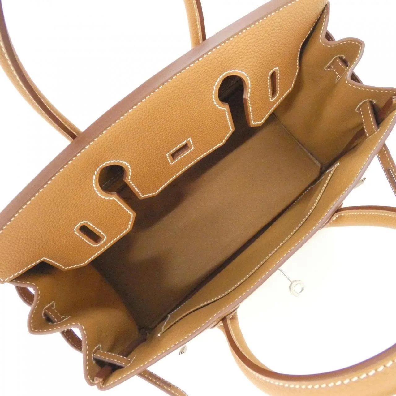 HERMES Birkin 030520CK Handbag Togo Gold Togo Leather Unused - Thumbnail 6