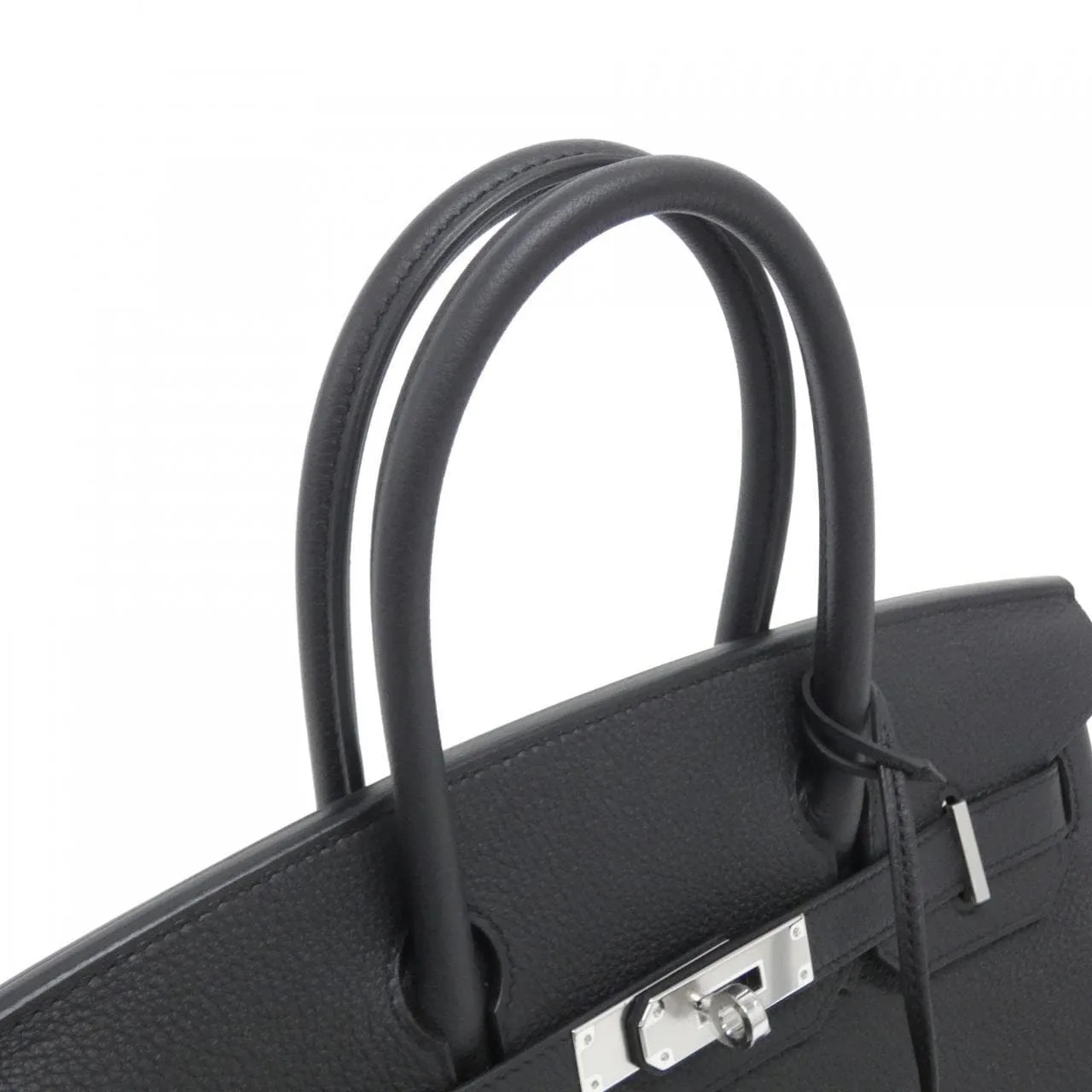 HERMES Birkin 030520CK Handbag Togo Black Togo Leather Unused - Thumbnail 5