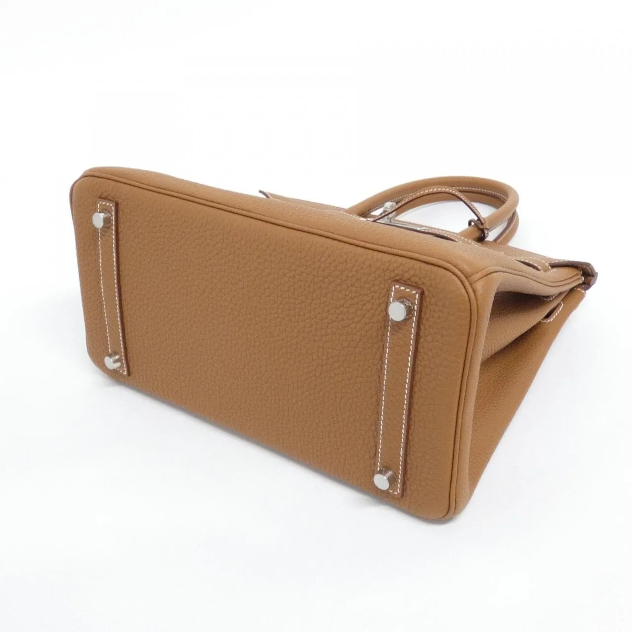 HERMES Birkin 030520CK Handbag Togo Gold Togo Leather Unused - Thumbnail 3