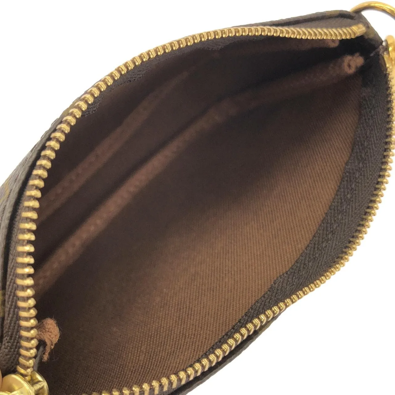 LOUIS VUITTON Pochette M58009 小斜揹包 Monogram 黑色 Monogram 中古品A - 縮圖 6