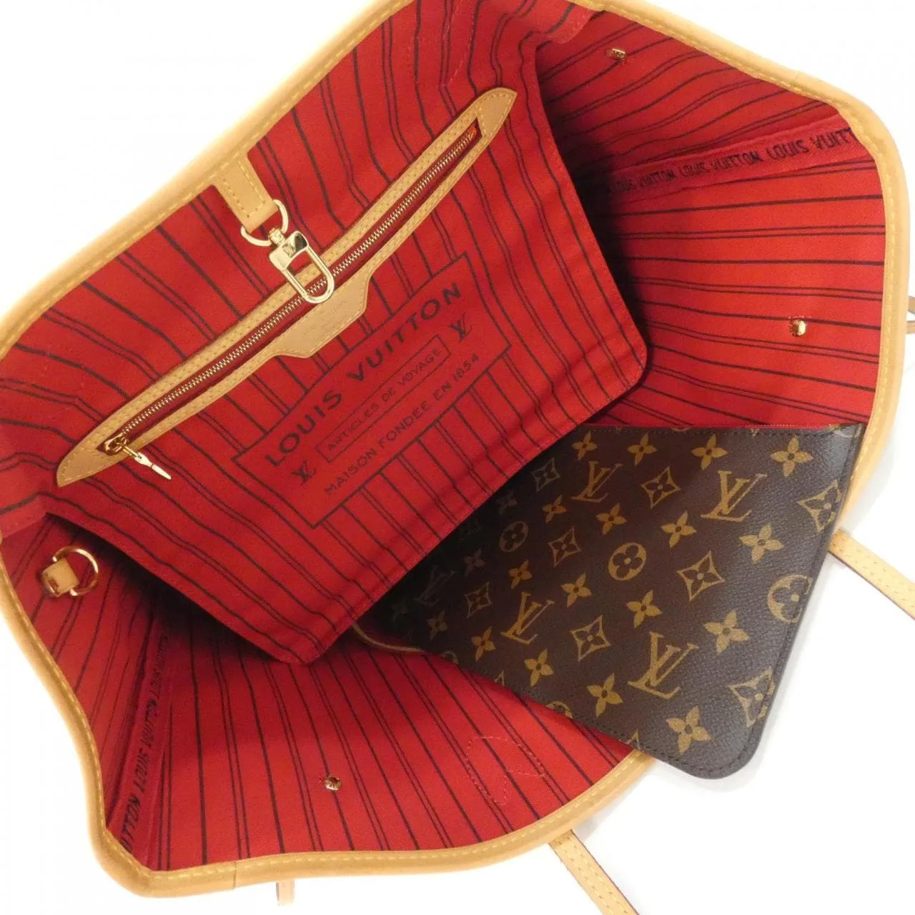 LOUIS VUITTON Neverfull M46987 Tote Monogram Black Monogram Rank A - Thumbnail 7