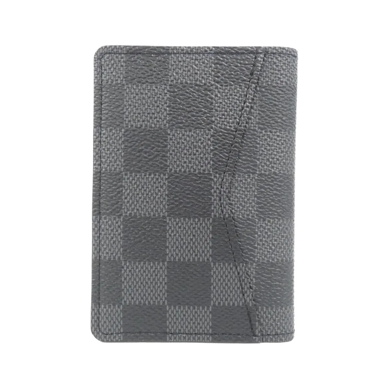 LOUIS VUITTON N63143 Card Case Damier 黑色 Damier 中古品A - 縮圖 2