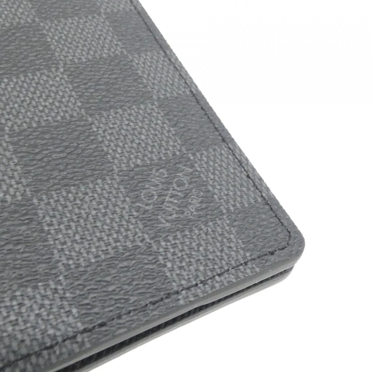 LOUIS VUITTON N63143 Card Case Damier 黑色 Damier 中古品A - 縮圖 3