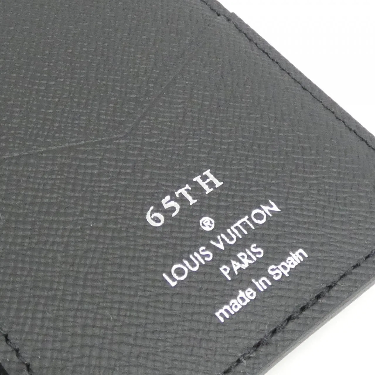 LOUIS VUITTON N63143 Card Case Damier 黑色 Damier 中古品A - 縮圖 5