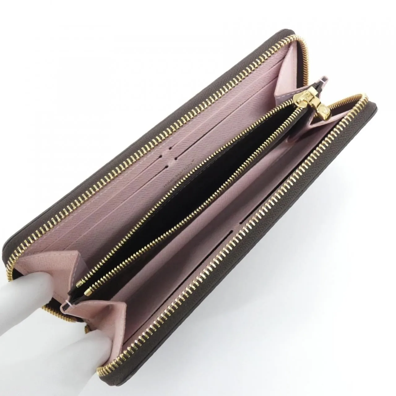 LOUIS VUITTON M61298 Wallet Monogram 黑色 Monogram 中古品A - 縮圖 5