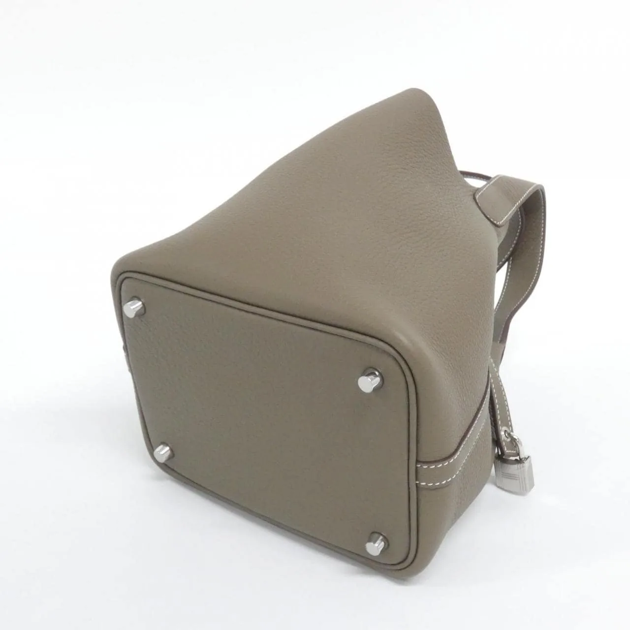 HERMES Picotin 056289CK Handbag Clemence Etoupe Clemence 皮 未使用品 - 縮圖 2