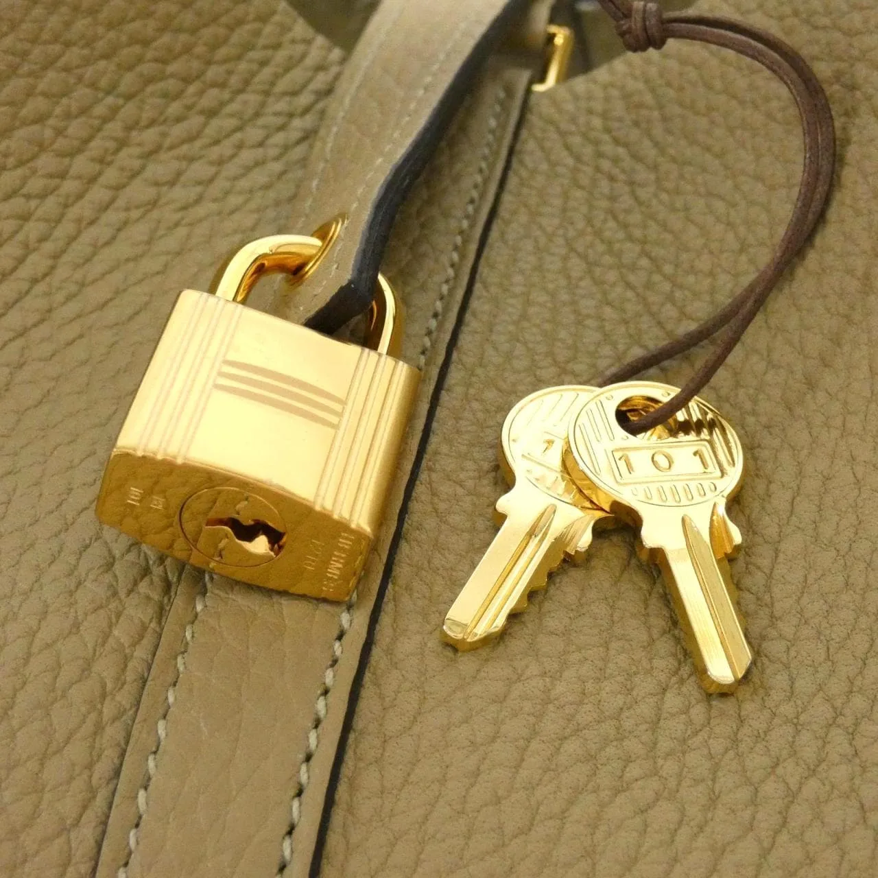 HERMES Picotin 060991CC Handbag Clemence Black Clemence Leather Rank A - Thumbnail 3