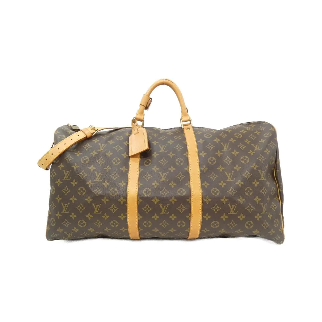 LOUIS VUITTON Keepall M41422 Boston Monogram Black