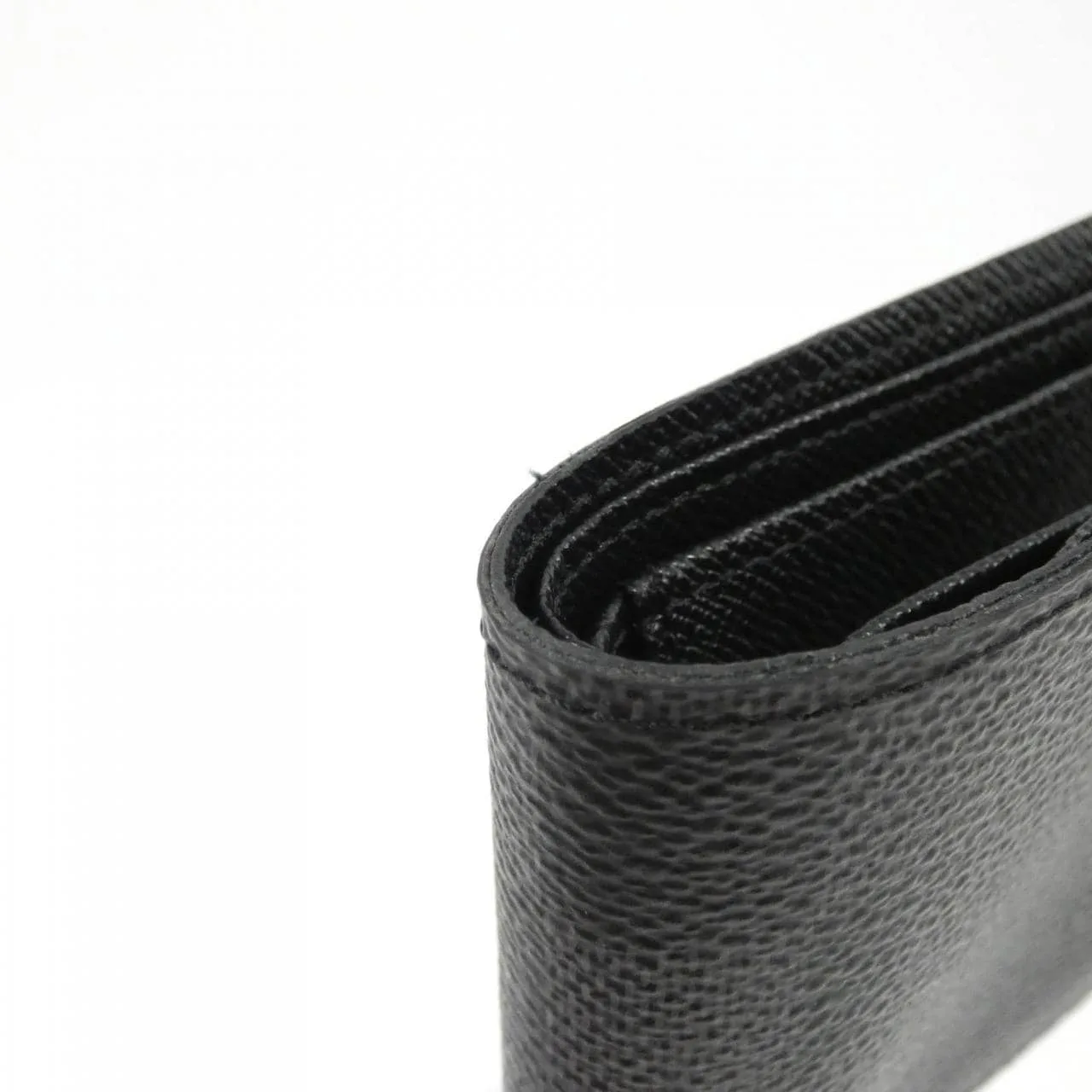 LOUIS VUITTON N62663 散紙包 Damier 黑色 Damier 中古品A - 縮圖 2