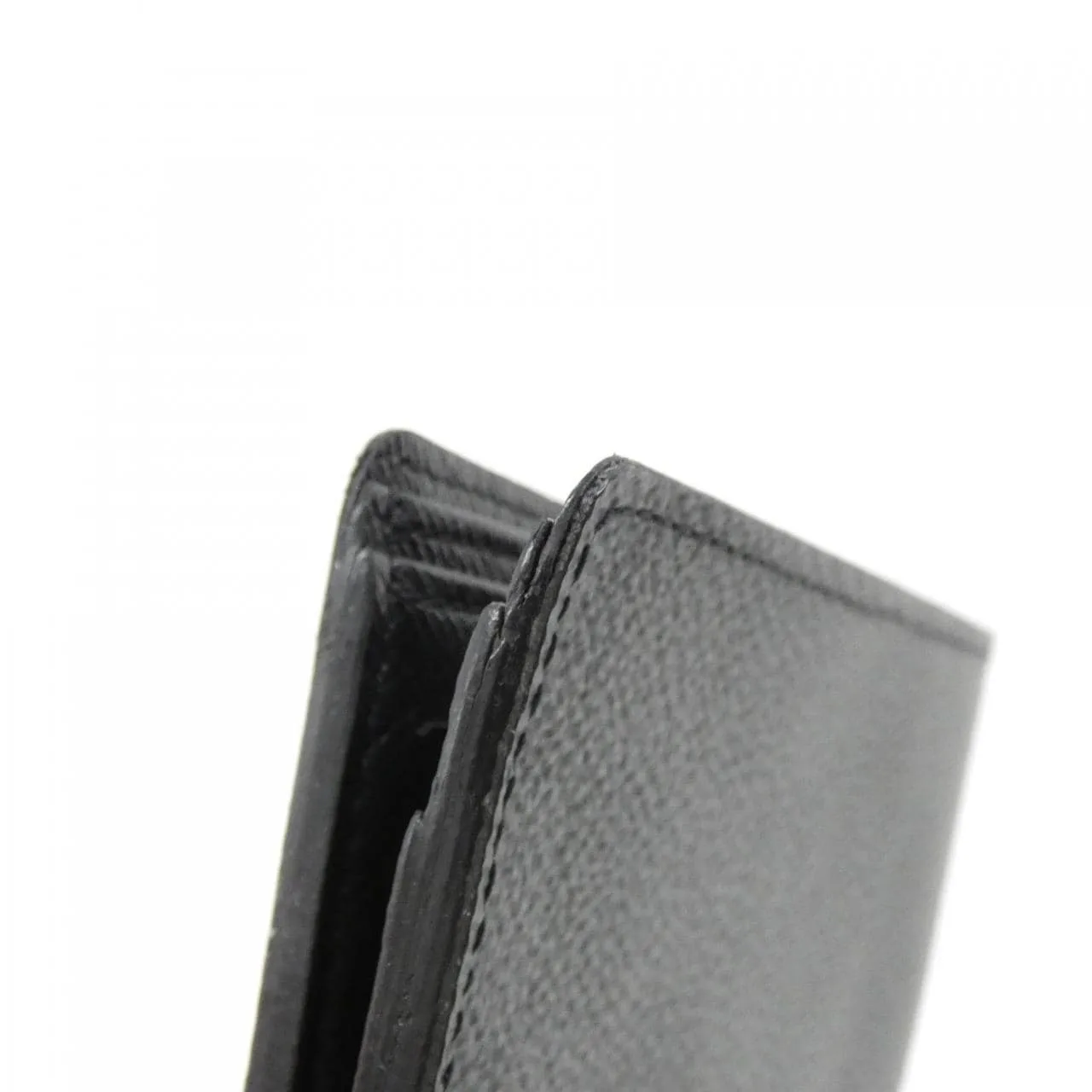 LOUIS VUITTON N62663 散紙包 Damier 黑色 Damier 中古品A - 縮圖 3