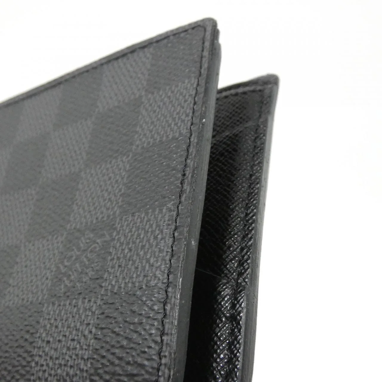 LOUIS VUITTON N62663 散紙包 Damier 黑色 Damier 中古品A - 縮圖 4
