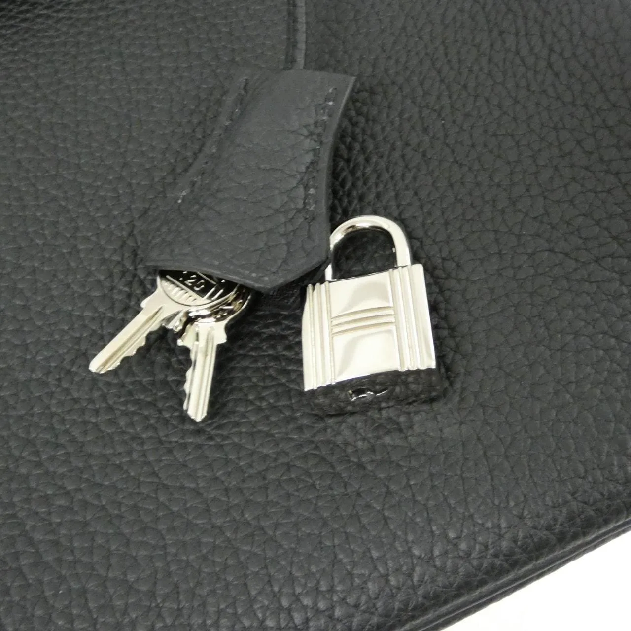 HERMES Birkin 030520CK Handbag Togo 黑色 Togo 牛皮 中古品A - 縮圖 4