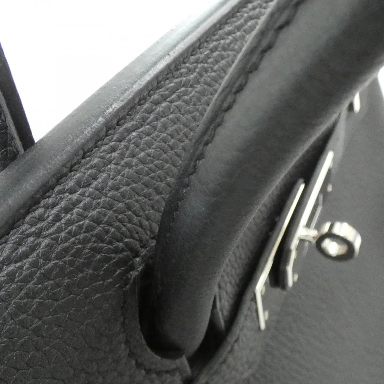 HERMES Birkin 030520CK Handbag Togo 黑色 Togo 牛皮 中古品A - 縮圖 7