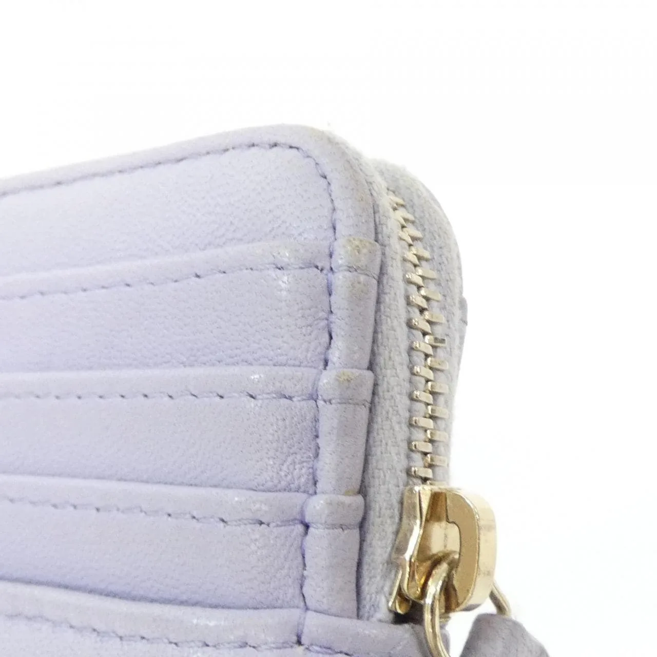 CHANEL Chanel 19 AP2086 Coin Case Lambskin Purple Lambskin Rank B - Thumbnail 6