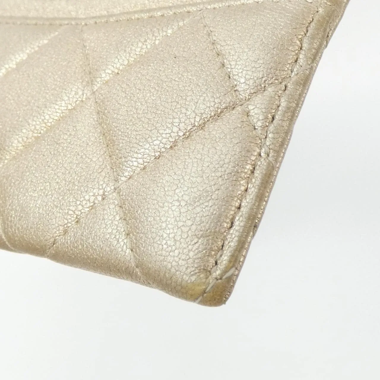 CHANEL Timeless Classic AP0213 Card Case Lambskin Gold Lambskin Rank B - Thumbnail 4