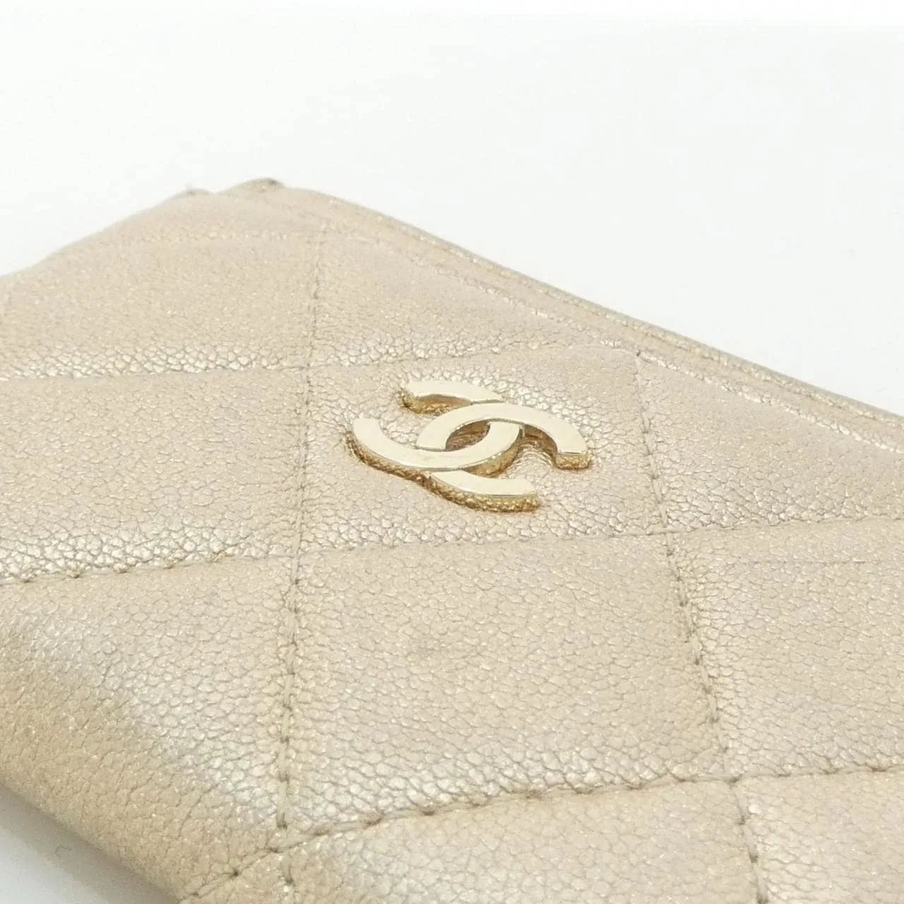 CHANEL Timeless Classic AP0213 Card Case Lambskin Gold Lambskin Rank B - Thumbnail 6