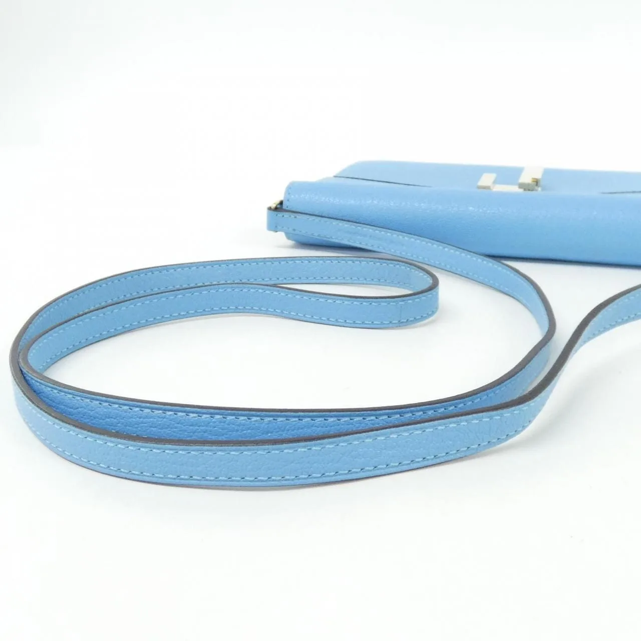 HERMES 077675CP Wallet Black Rank A - Thumbnail 6