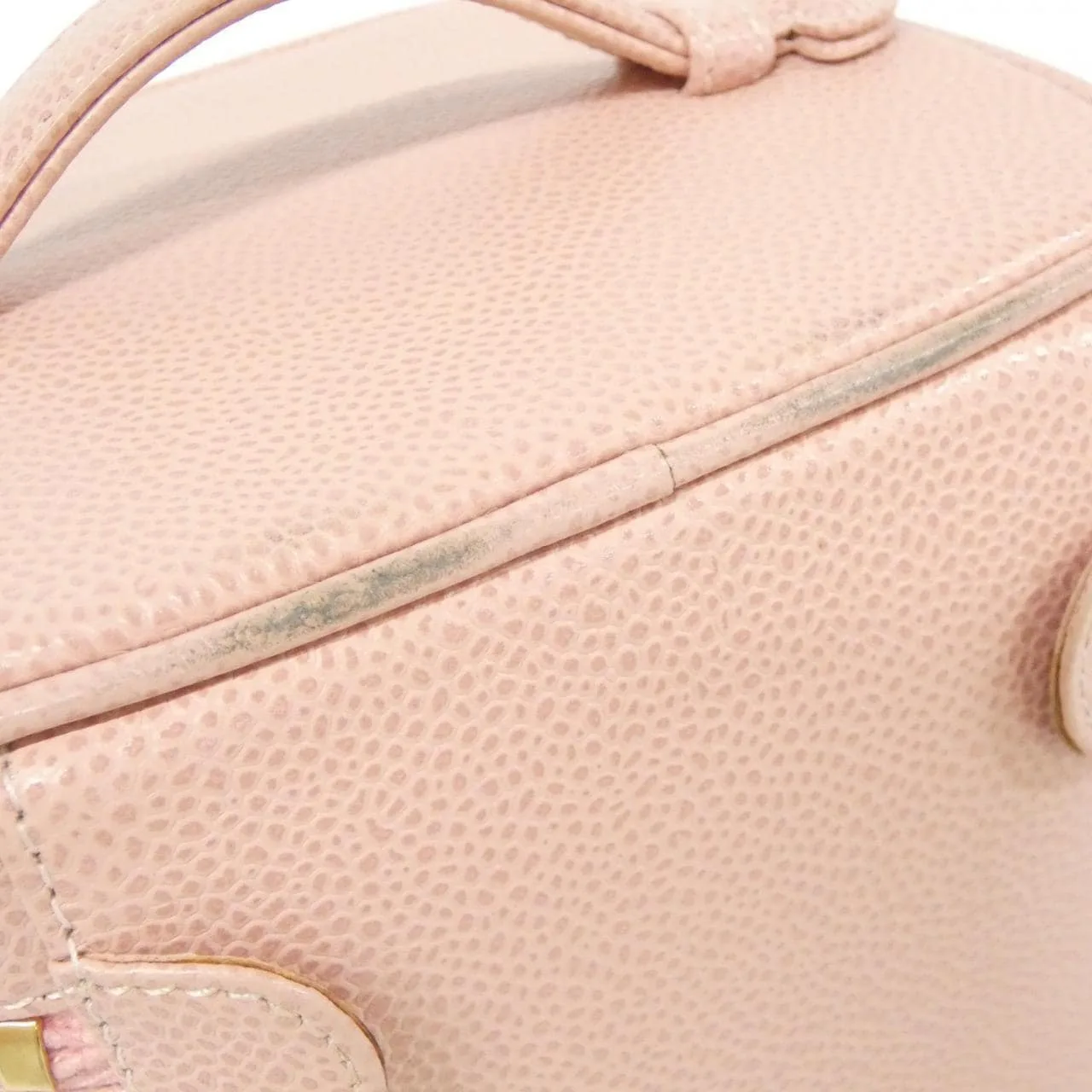 CHANEL 1998 Handbag Grained Calfskin 5
