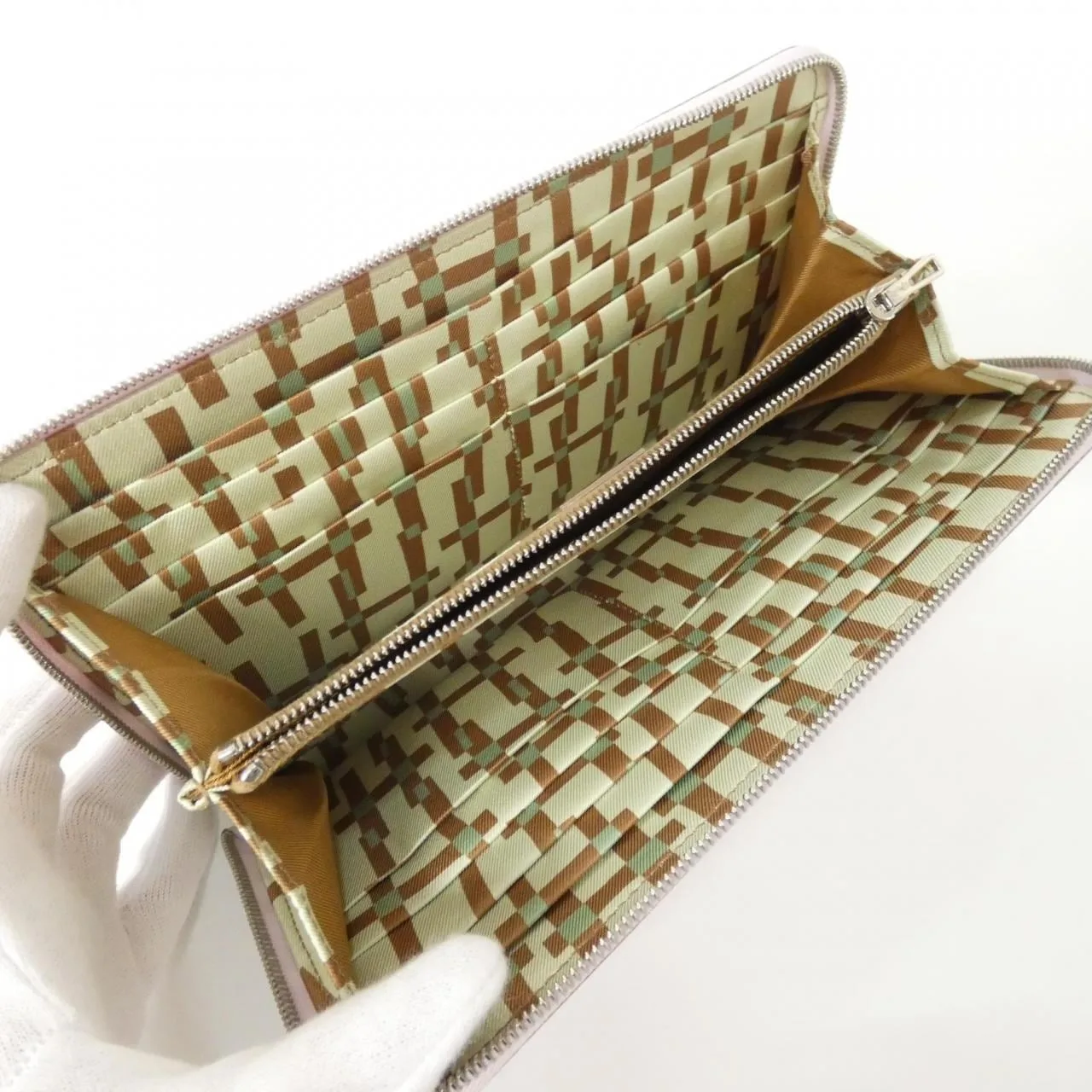 HERMES 084386CK 銀包 Epsom 3