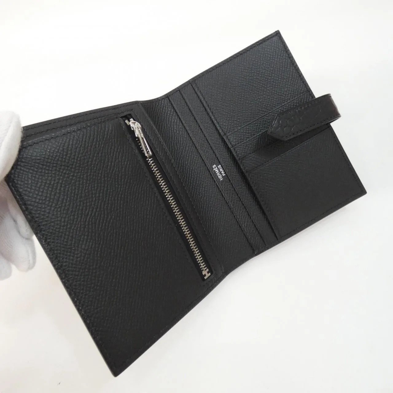 HERMES 082388CK 銀包 Epsom 3