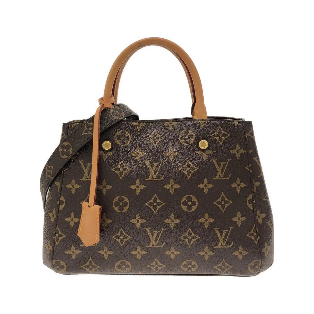 LOUIS VUITTON Montaigne M41055 手提包 Monogram Black