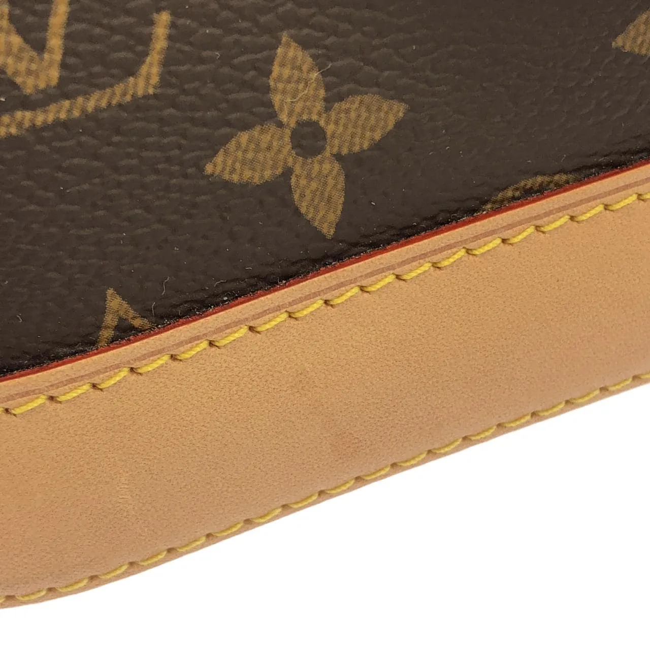 LOUIS VUITTON Alma M46990 手提包 Monogram 黑色 Monogram 中古品A - 縮圖 4