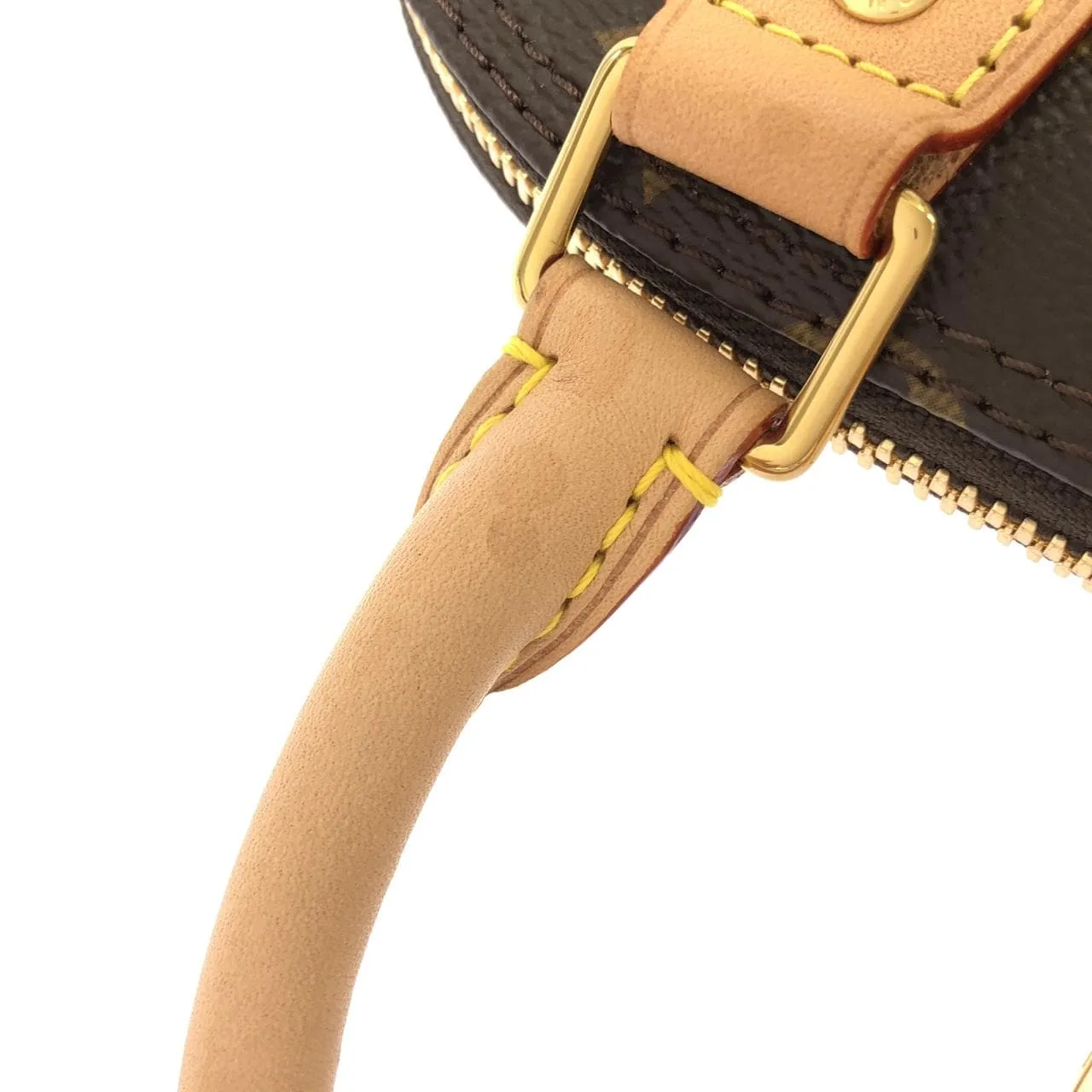 LOUIS VUITTON Alma M46990 手提包 Monogram 黑色 Monogram 中古品A - 縮圖 5