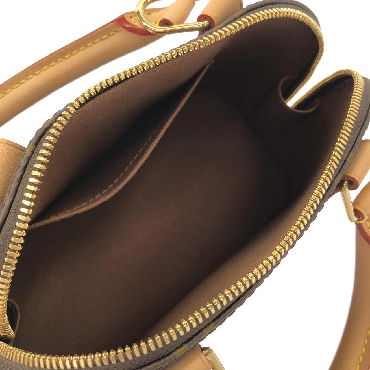 LOUIS VUITTON Alma M46990 手提包 Monogram 黑色 Monogram 中古品A - 縮圖 7