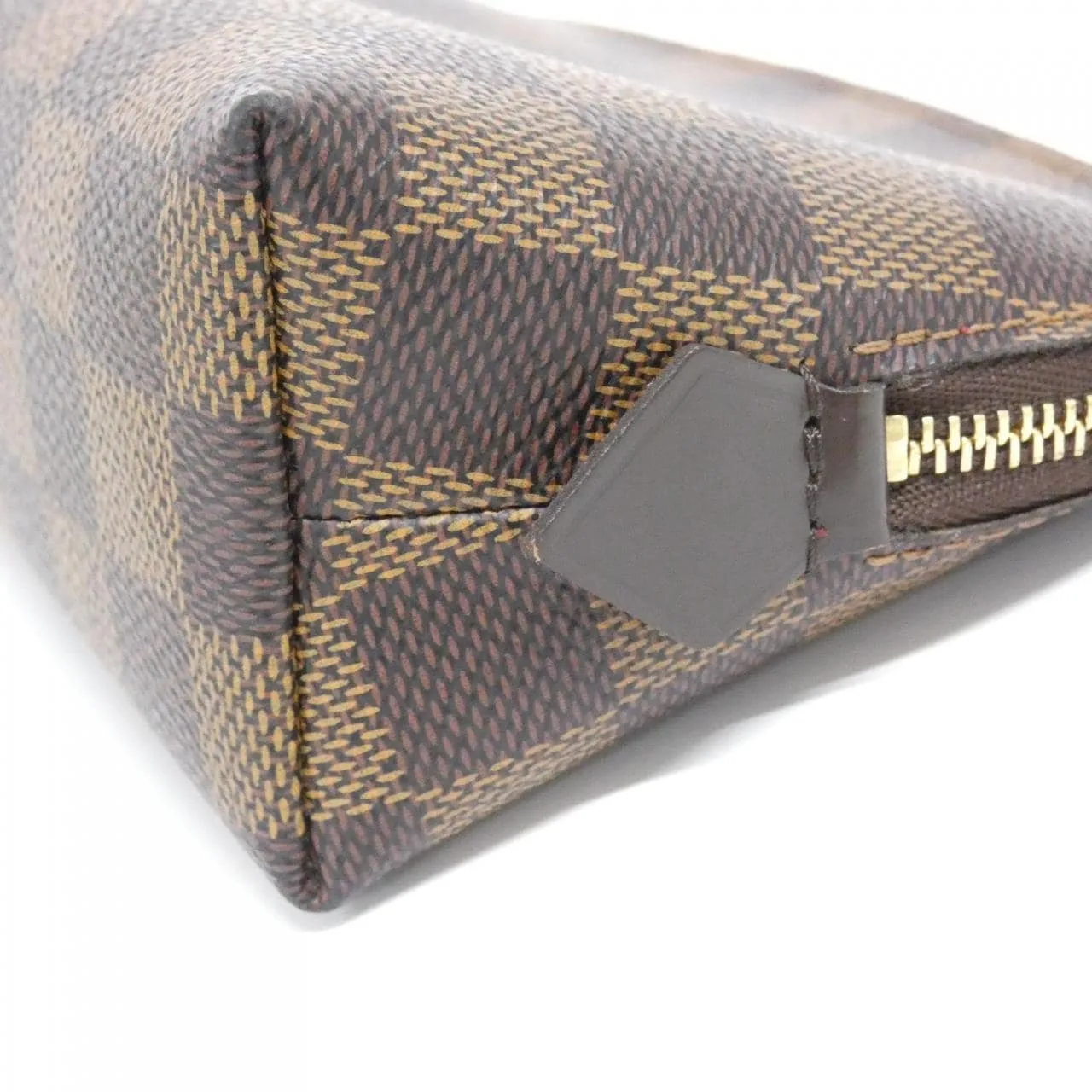 LOUIS VUITTON Pochette N47516 Pouch Damier 黑色 Damier 中古品A - 縮圖 3