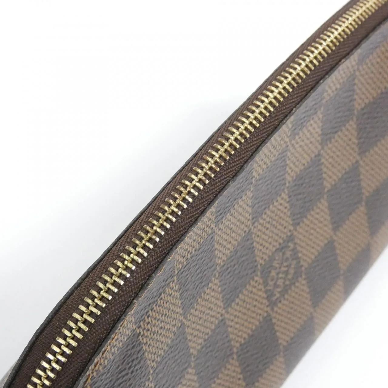 LOUIS VUITTON Pochette N47516 Pouch Damier 黑色 Damier 中古品A - 縮圖 5