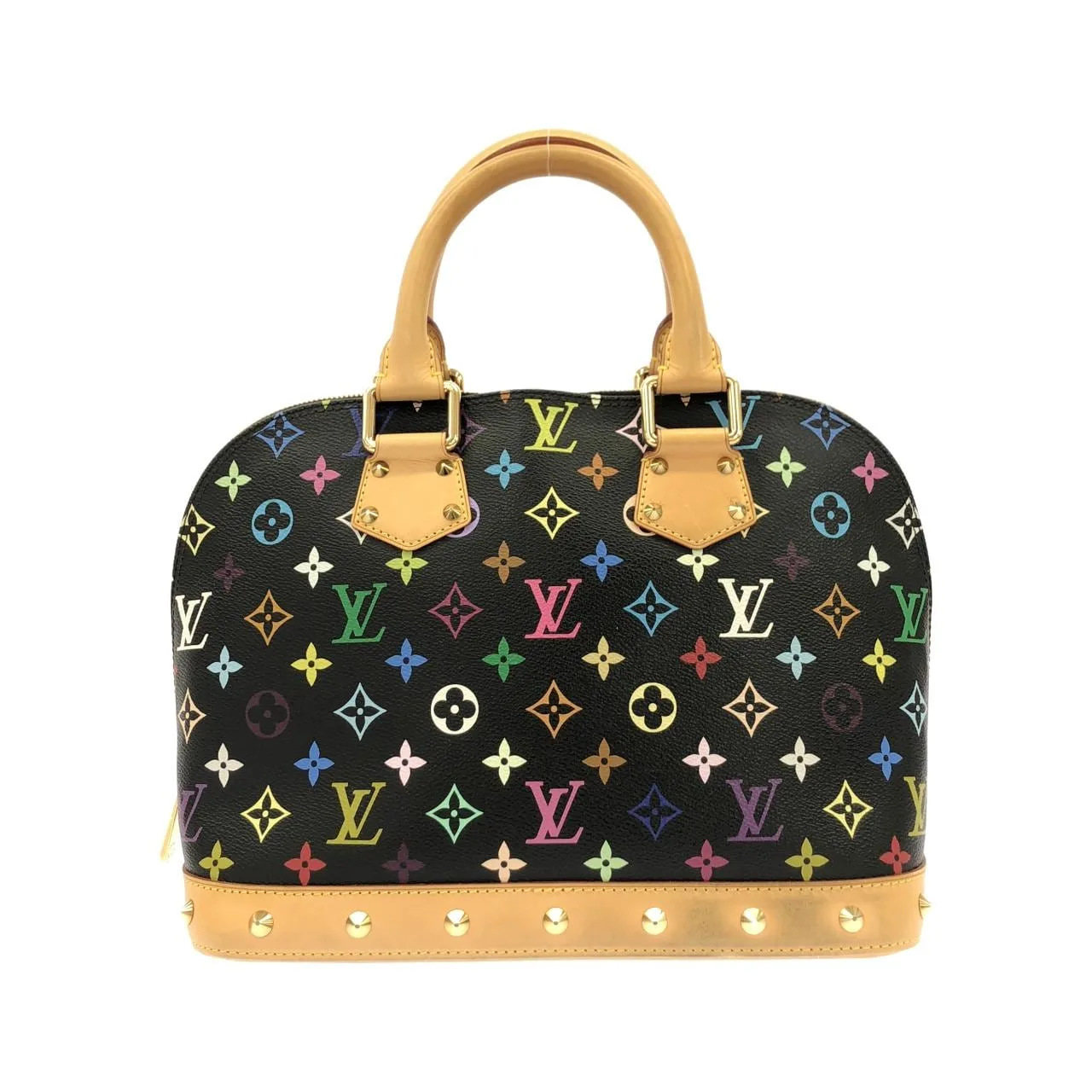 LOUIS VUITTON Alma M92646 手提包 帆布 Multicolor 帆布 中古品A - 縮圖 2