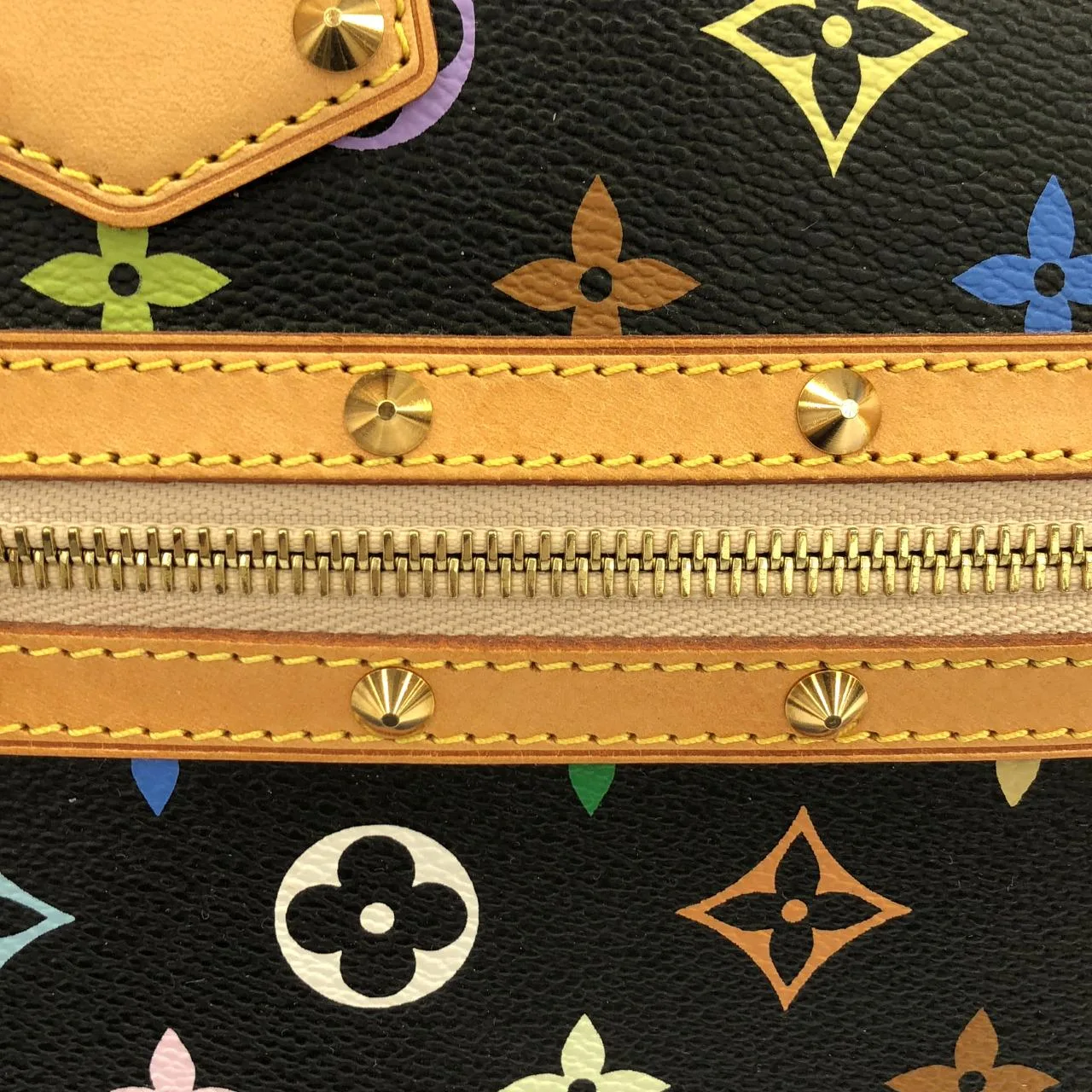 LOUIS VUITTON Alma M92646 手提包 帆布 Multicolor 帆布 中古品A - 縮圖 5