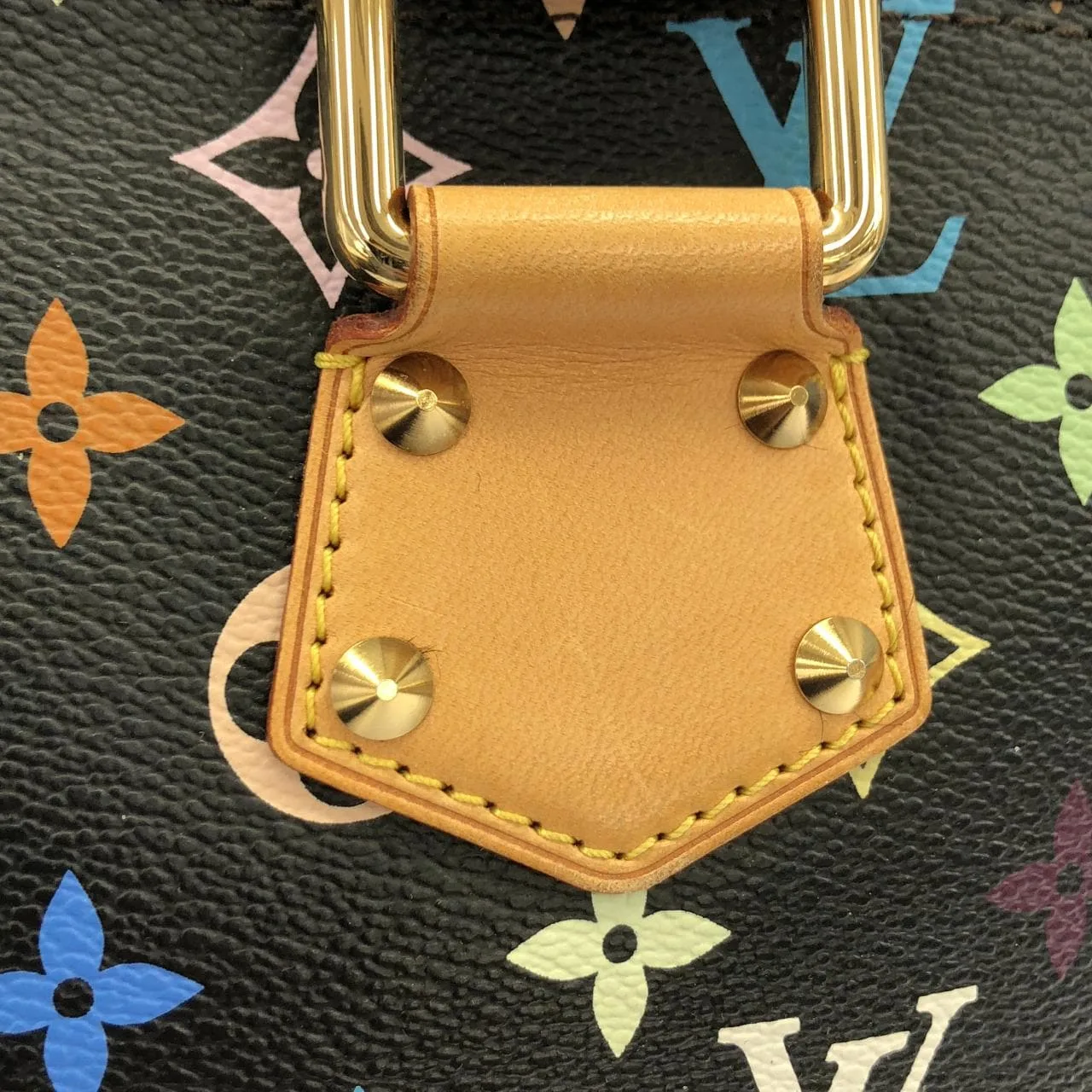 LOUIS VUITTON Alma M92646 手提包 帆布 Multicolor 帆布 中古品A - 縮圖 6