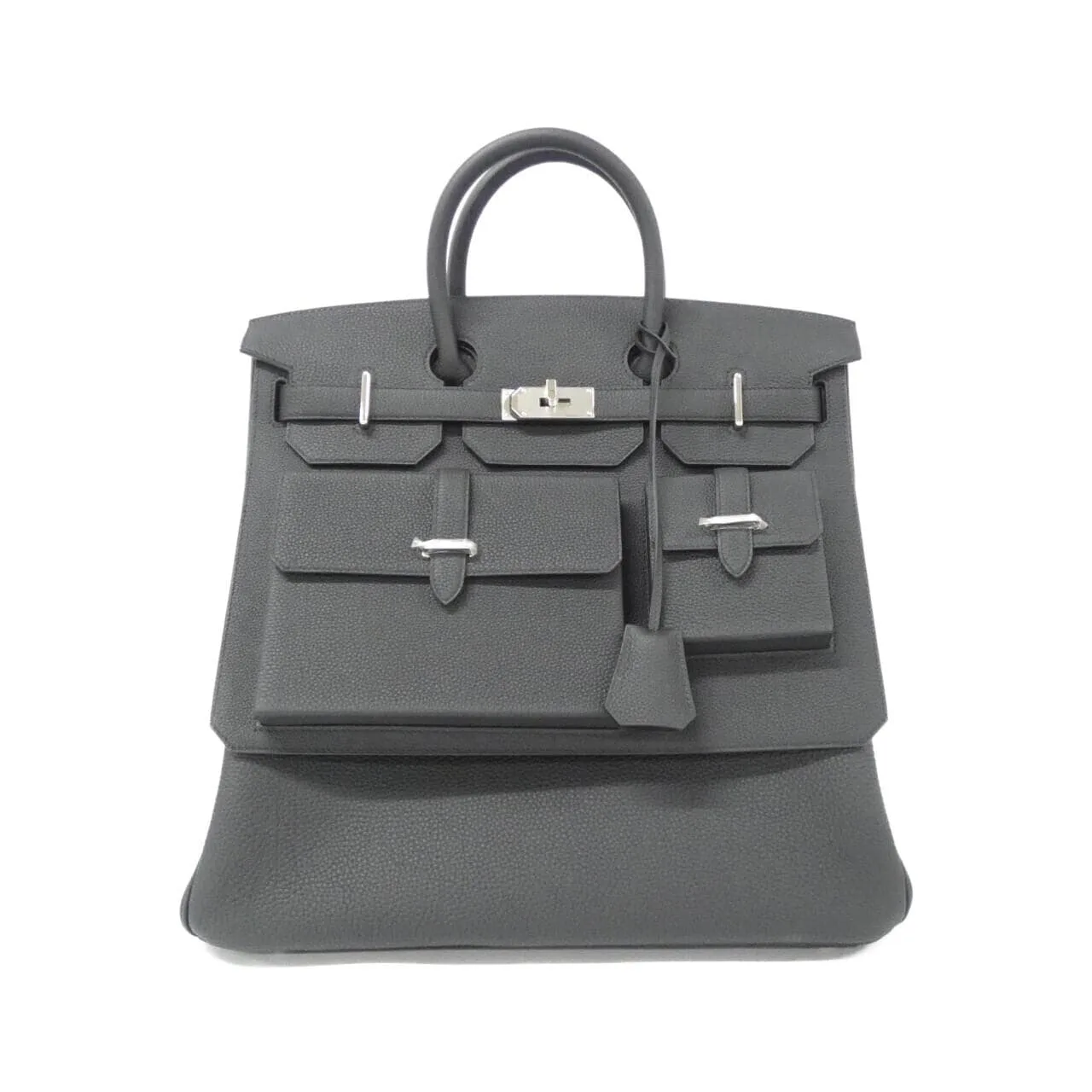 HERMES Handbag Togo Black