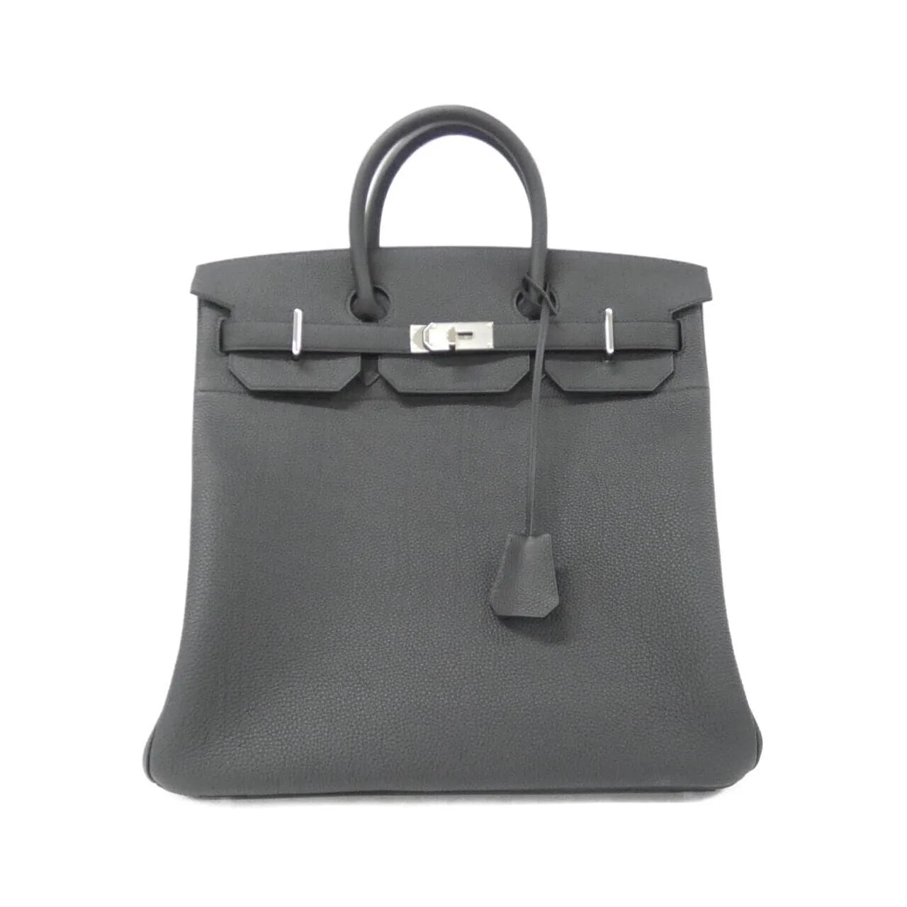 HERMES Handbag Togo Black Togo Leather Rank A - Thumbnail 2