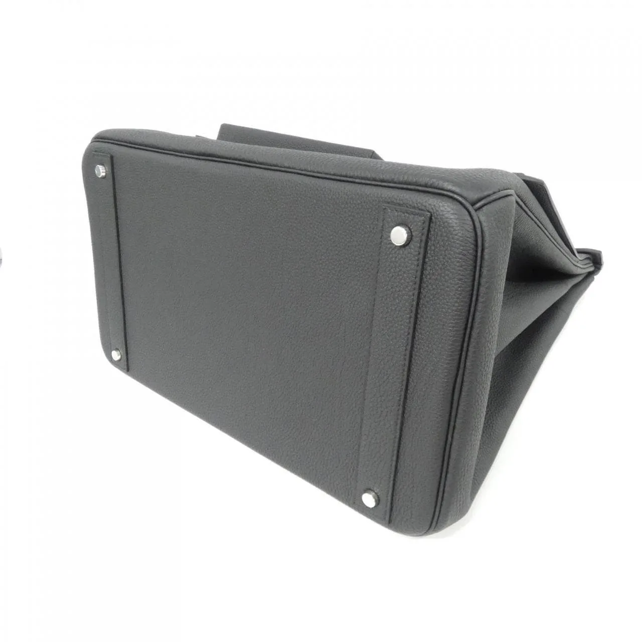 HERMES Handbag Togo Black Togo Leather Rank A - Thumbnail 4