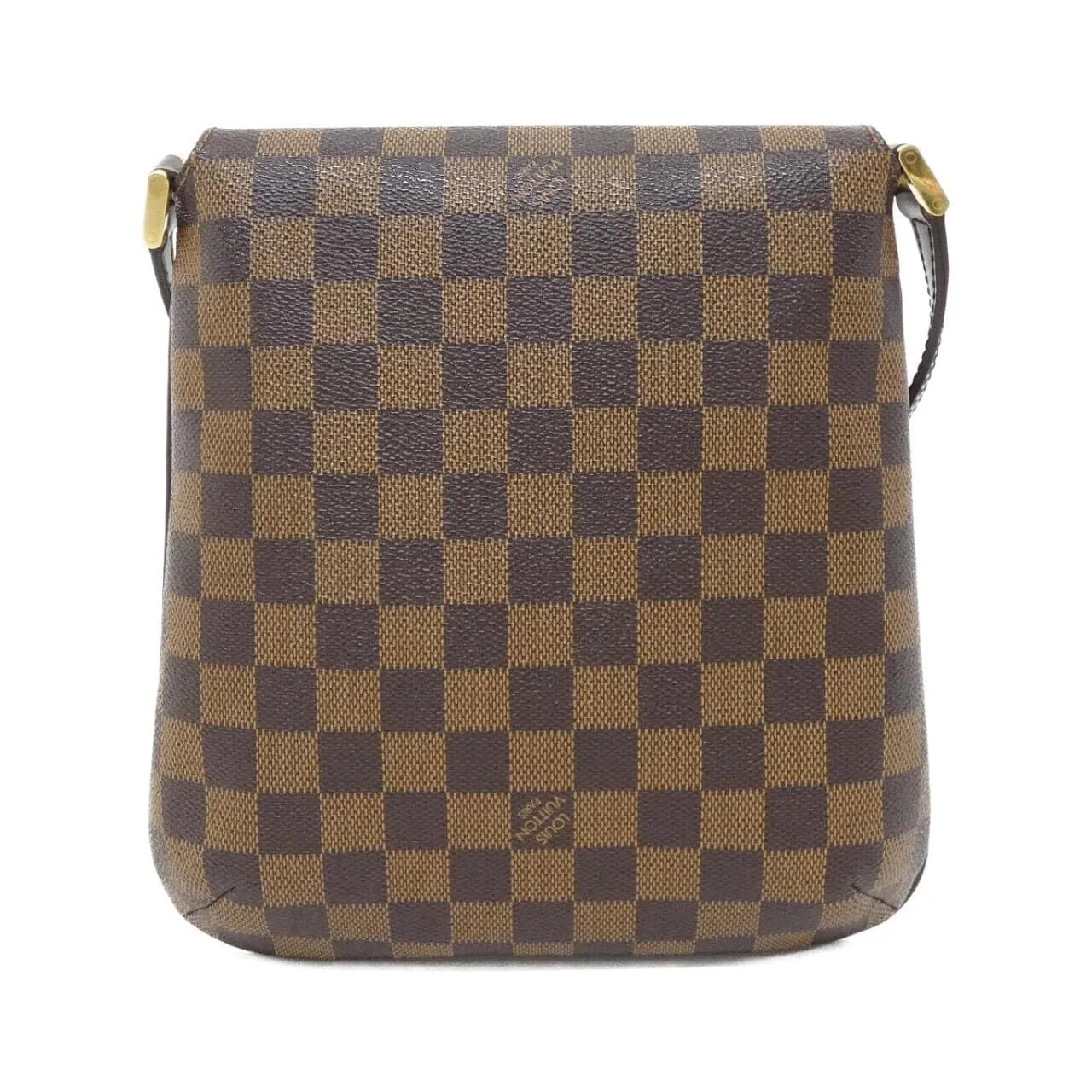LOUIS VUITTON Musette N51300 肩背包 Damier 黑色 Damier 中古品A - 縮圖 2
