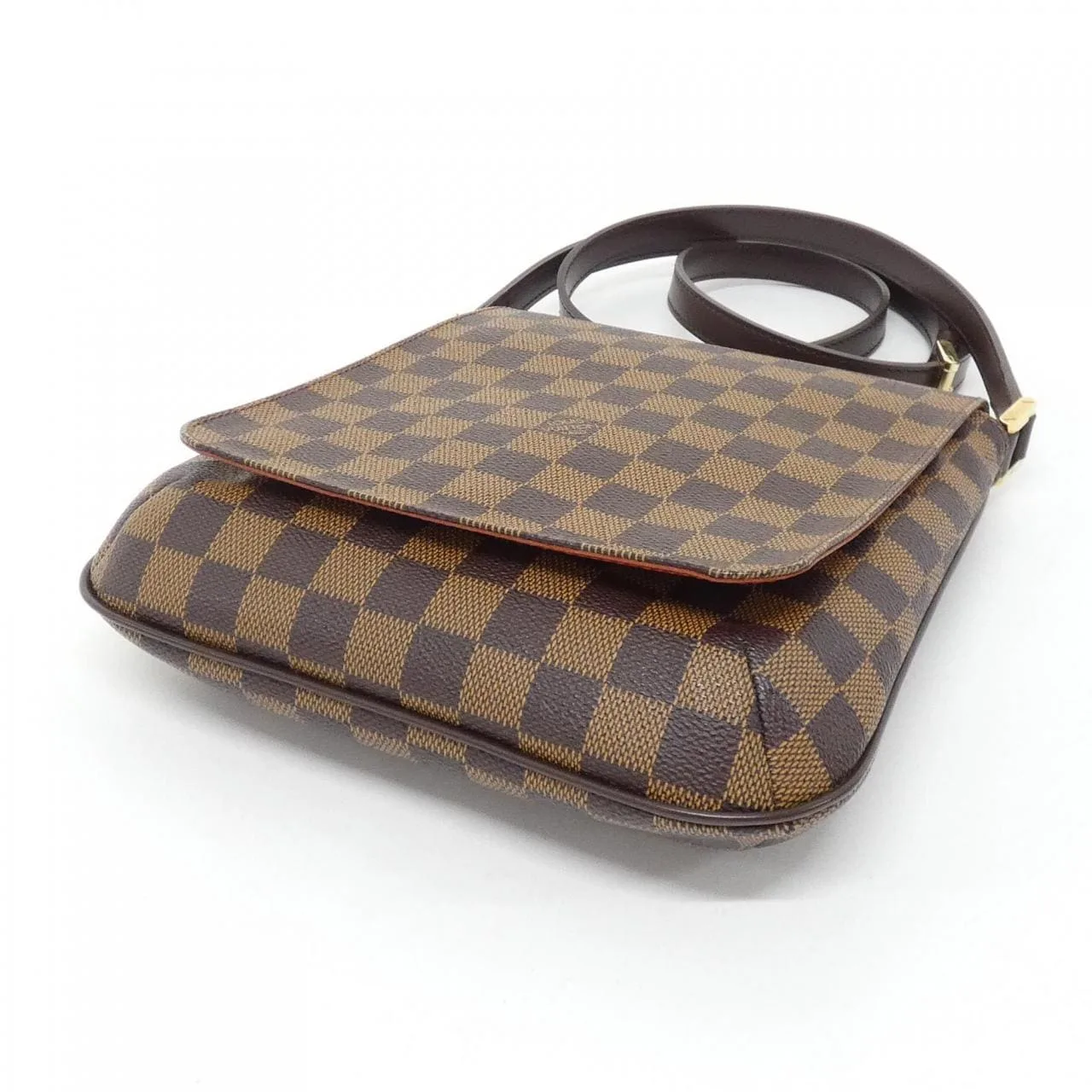 LOUIS VUITTON Musette N51300 肩背包 Damier 黑色 Damier 中古品A - 縮圖 3